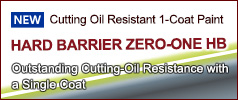 HARD BARRIER ZERO-ONE HB A Cutting Oil Resistant 1-Coat Paint